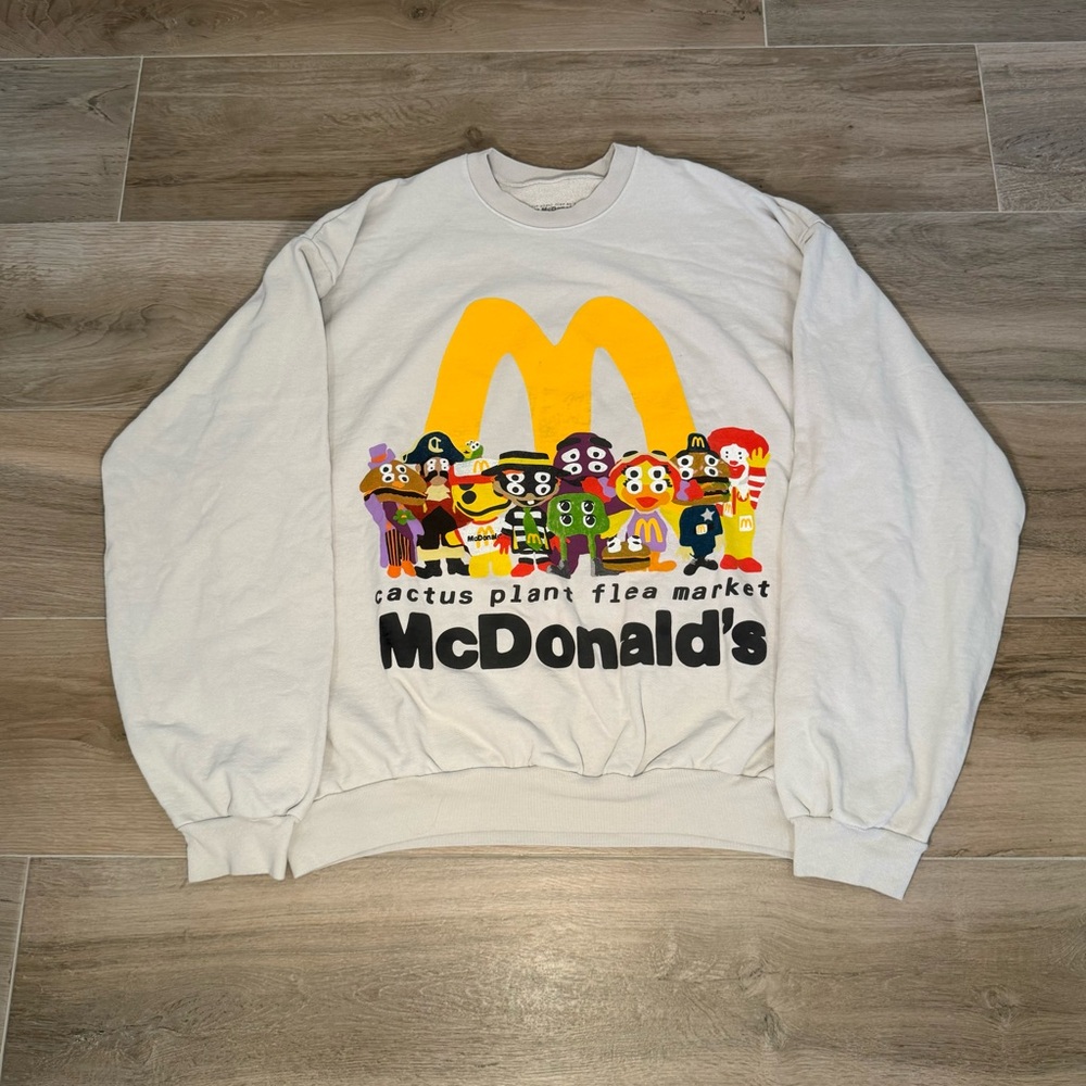 Cactus Plant Flea Market x Mcdonald’s Cactus Buddy & Friends Crewneck Sweatshirt